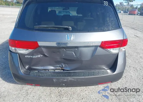 2016 Honda Odyssey Ex-L из США, поврежденный, VIN 5FNRL5H67GB060129